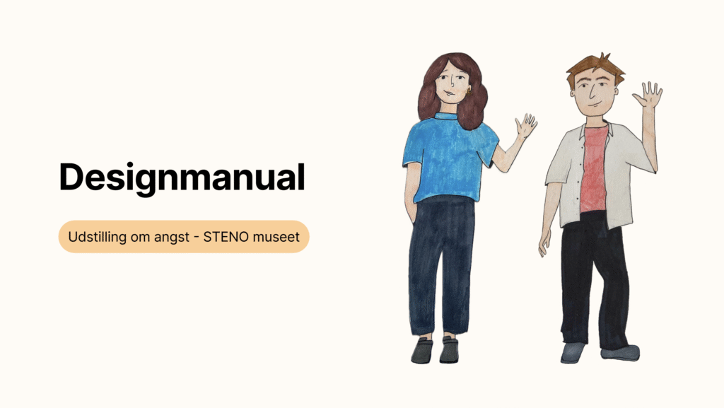 Forsiden på designmanualen til Steno projektet